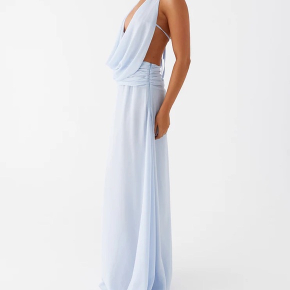 Peppermayo Elysia Chiffon Maxi Dress - Baby Blue - Picture 5 of 11